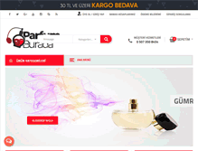 Tablet Screenshot of parfumburada.com